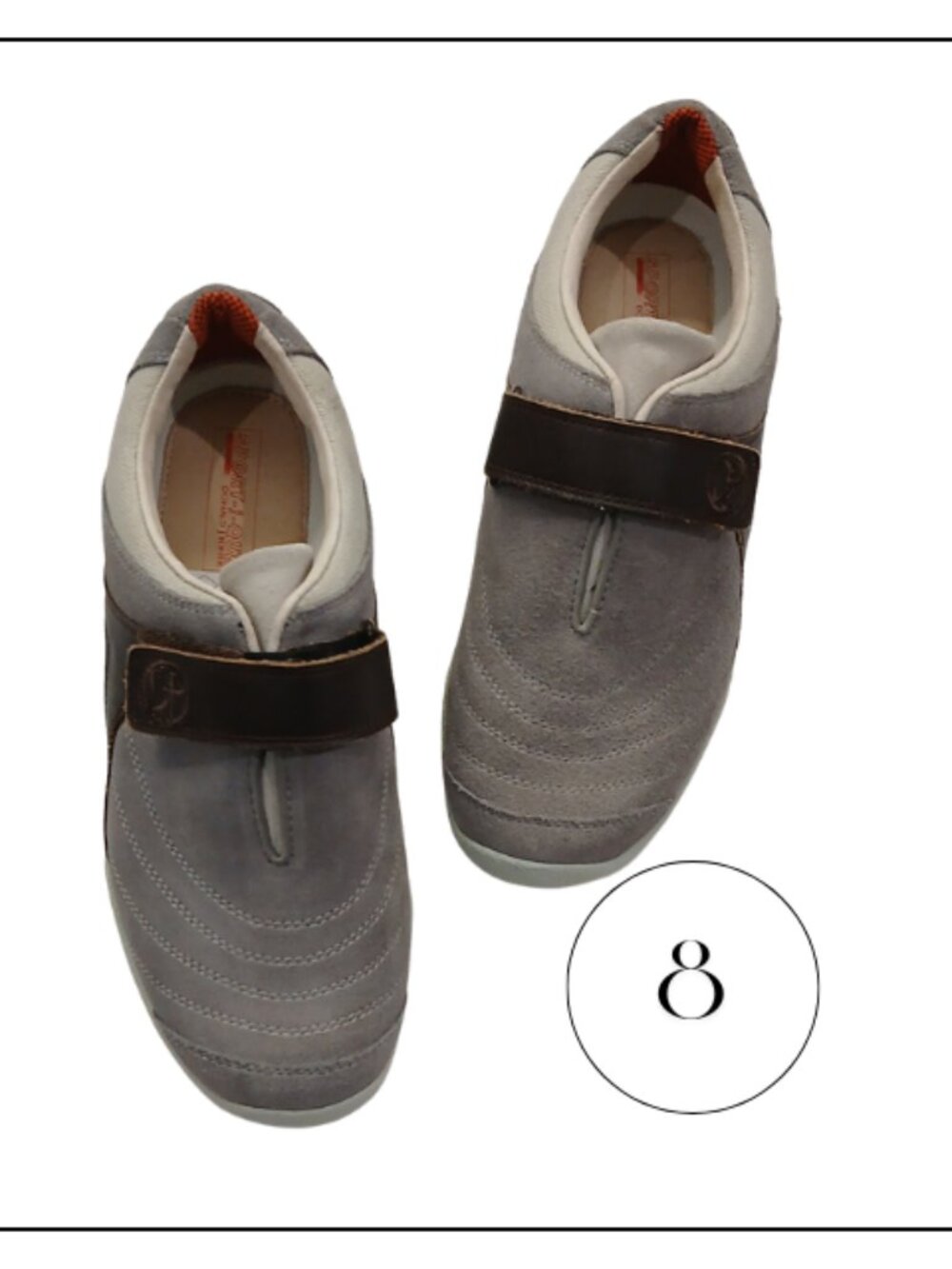 Donald J. Pliner Gray‎ and Brown Women's Slip-On Sneakers